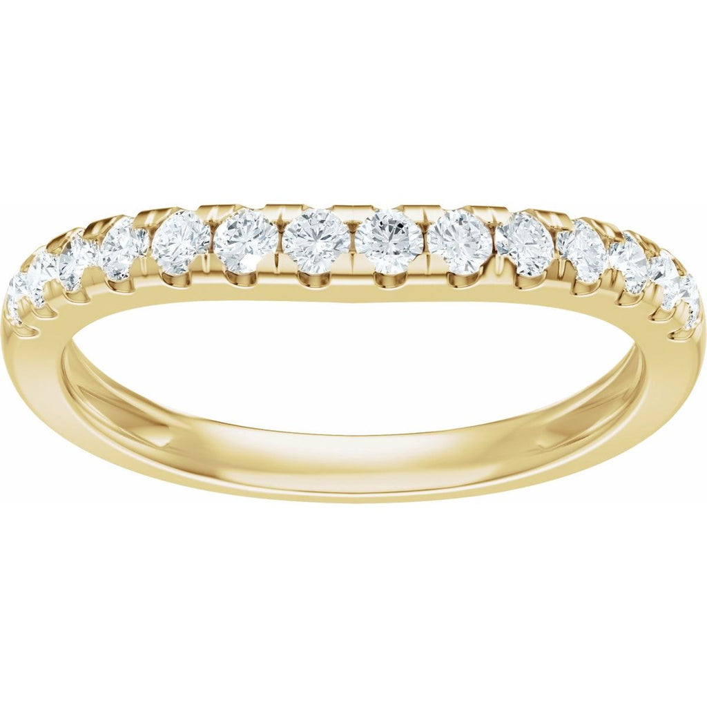 Accented Double-Row Engagement Ring or Band
