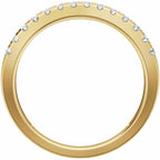 Accented Double-Row Engagement Ring or Band