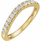 Accented Double-Row Engagement Ring or Band