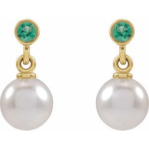 Accented Pearl Earrings