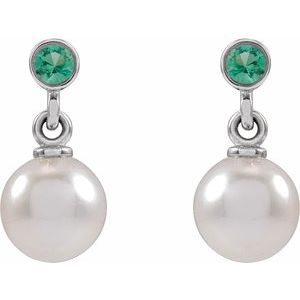 Accented Pearl Earrings