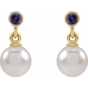 Accented Pearl Earrings