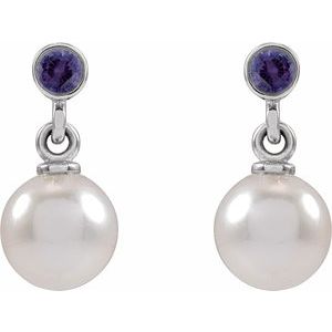 Accented Pearl Earrings