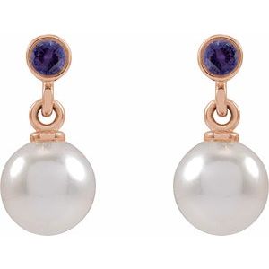 Accented Pearl Earrings