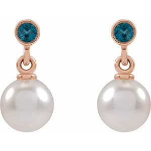 Accented Pearl Earrings