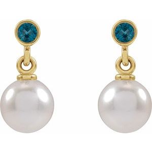 Accented Pearl Earrings