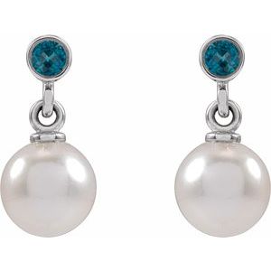 Accented Pearl Earrings