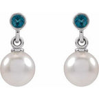 Accented Pearl Earrings