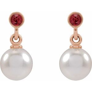 Accented Pearl Earrings