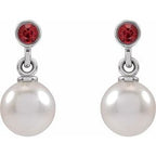 Accented Pearl Earrings