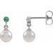 Accented Pearl Earrings