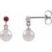 Accented Pearl Earrings