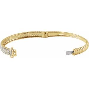 Accented Bangle Bracelet