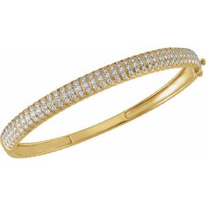Accented Bangle Bracelet