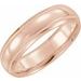 Milgrain Comfort-Fit Half Round Band