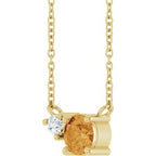 Accented Necklace & Center