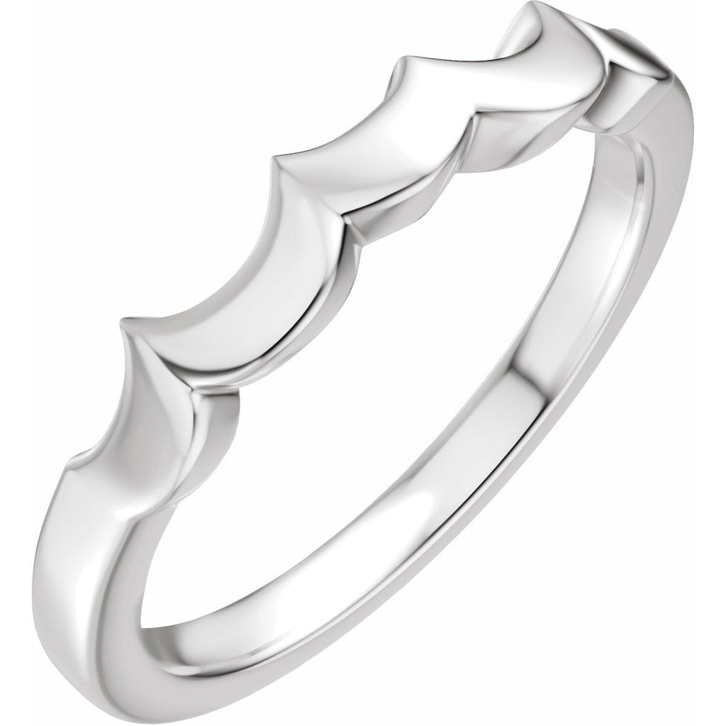 Bezel-Set Hidden Halo-Style Engagement Ring or Band