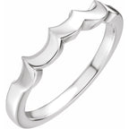 Bezel-Set Hidden Halo-Style Engagement Ring or Band