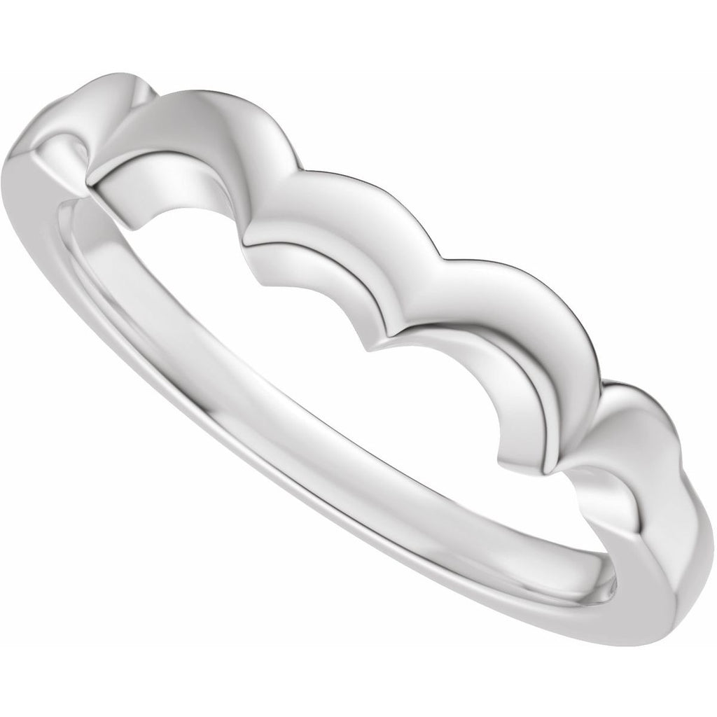 Bezel-Set Hidden Halo-Style Engagement Ring or Band