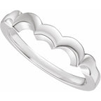 Bezel-Set Hidden Halo-Style Engagement Ring or Band