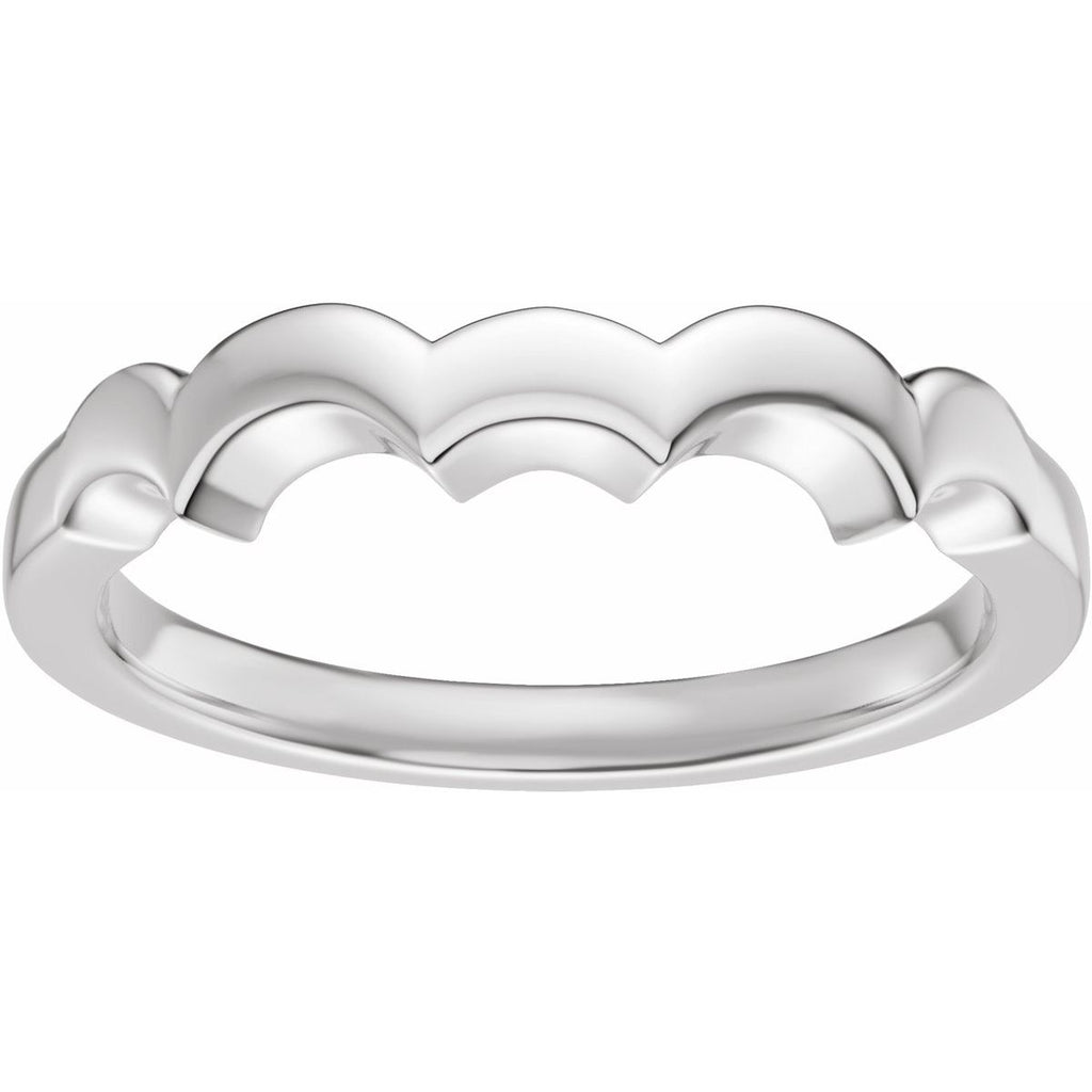 Bezel-Set Hidden Halo-Style Engagement Ring or Band