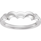 Bezel-Set Hidden Halo-Style Engagement Ring or Band
