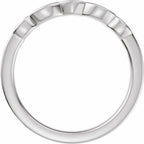 Bezel-Set Hidden Halo-Style Engagement Ring or Band
