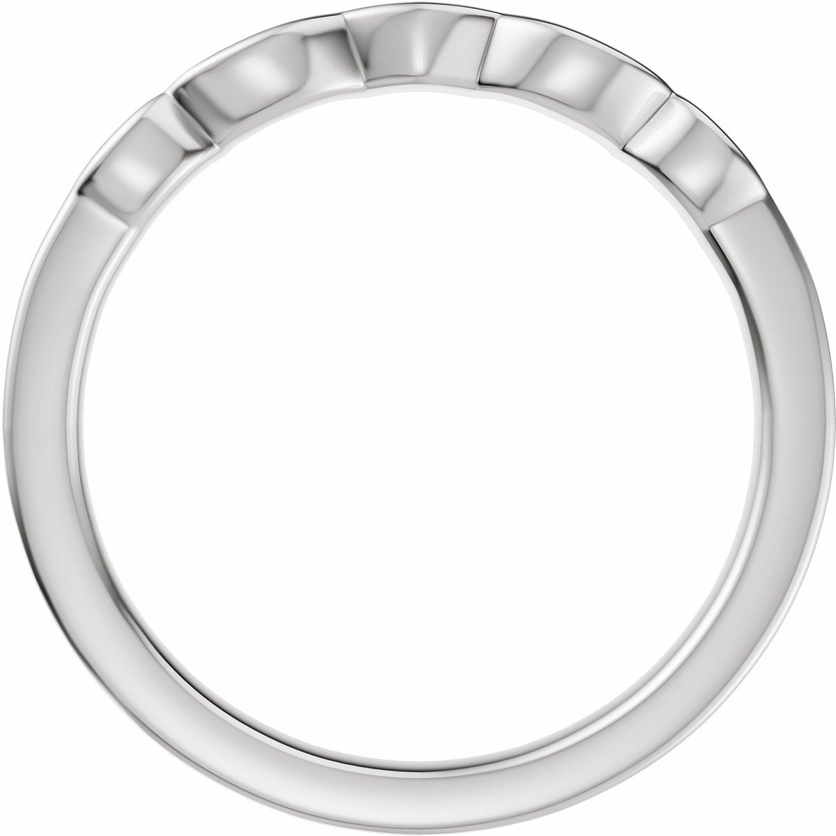 Bezel-Set Hidden Halo-Style Engagement Ring or Band