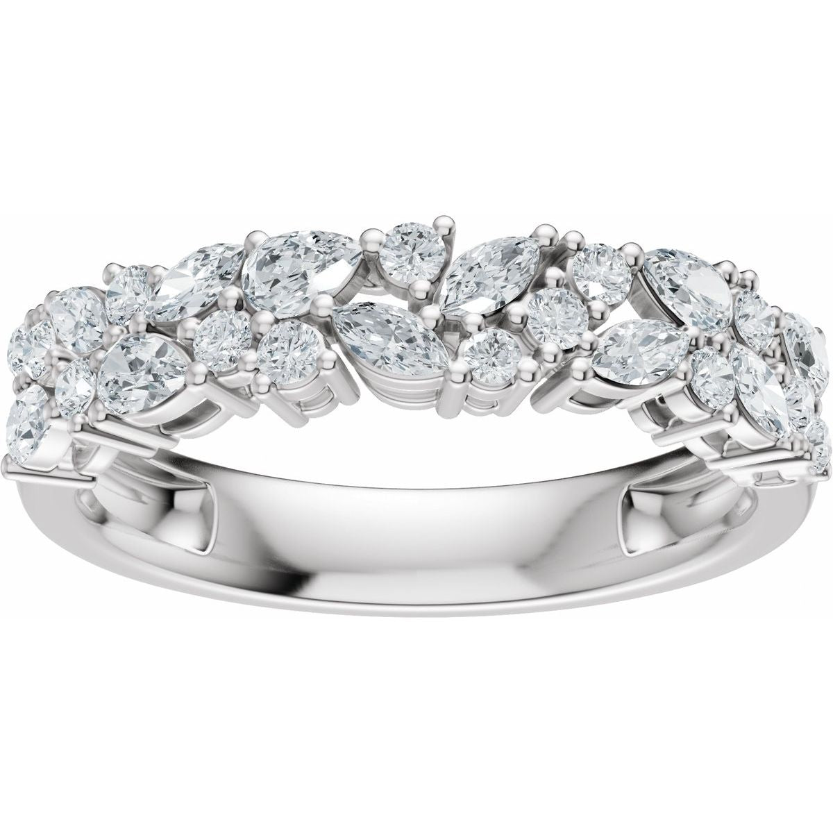 Accented Engagement Ring or Band