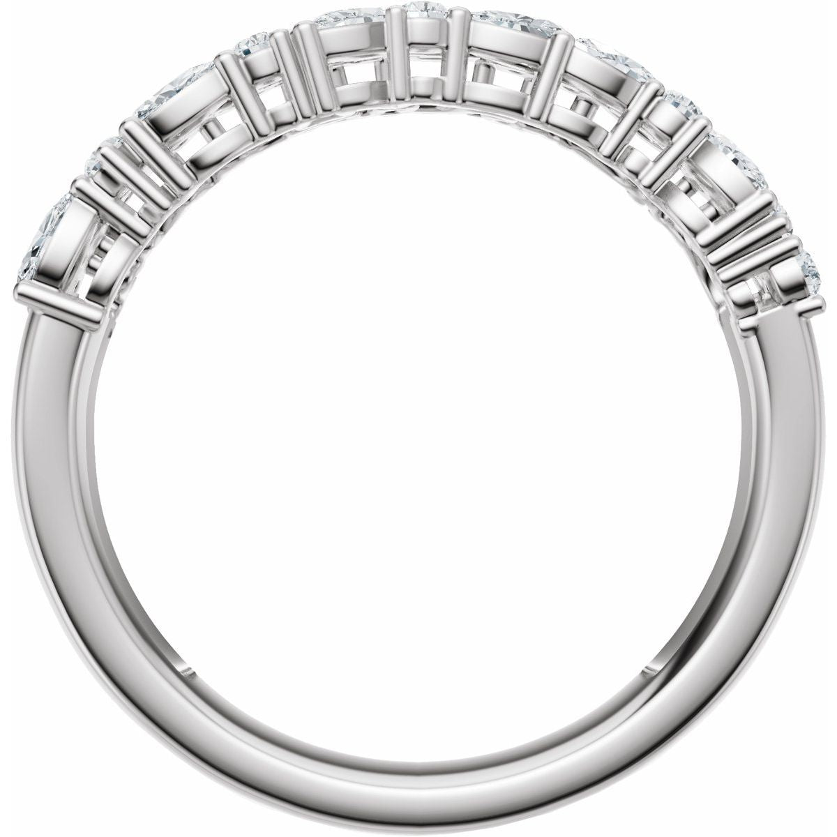 Accented Engagement Ring or Band