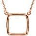 Square Necklace or Center