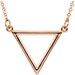 Triangle Necklace or Center