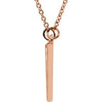 Triangle Necklace or Center