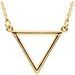 Triangle Necklace or Center
