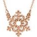 Snowflake Necklace or Center