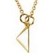 Pyramid Necklace or Center