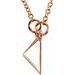 Pyramid Necklace or Center
