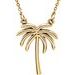 Palm Tree Necklace or Center