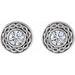 Bezel-Set Earrings