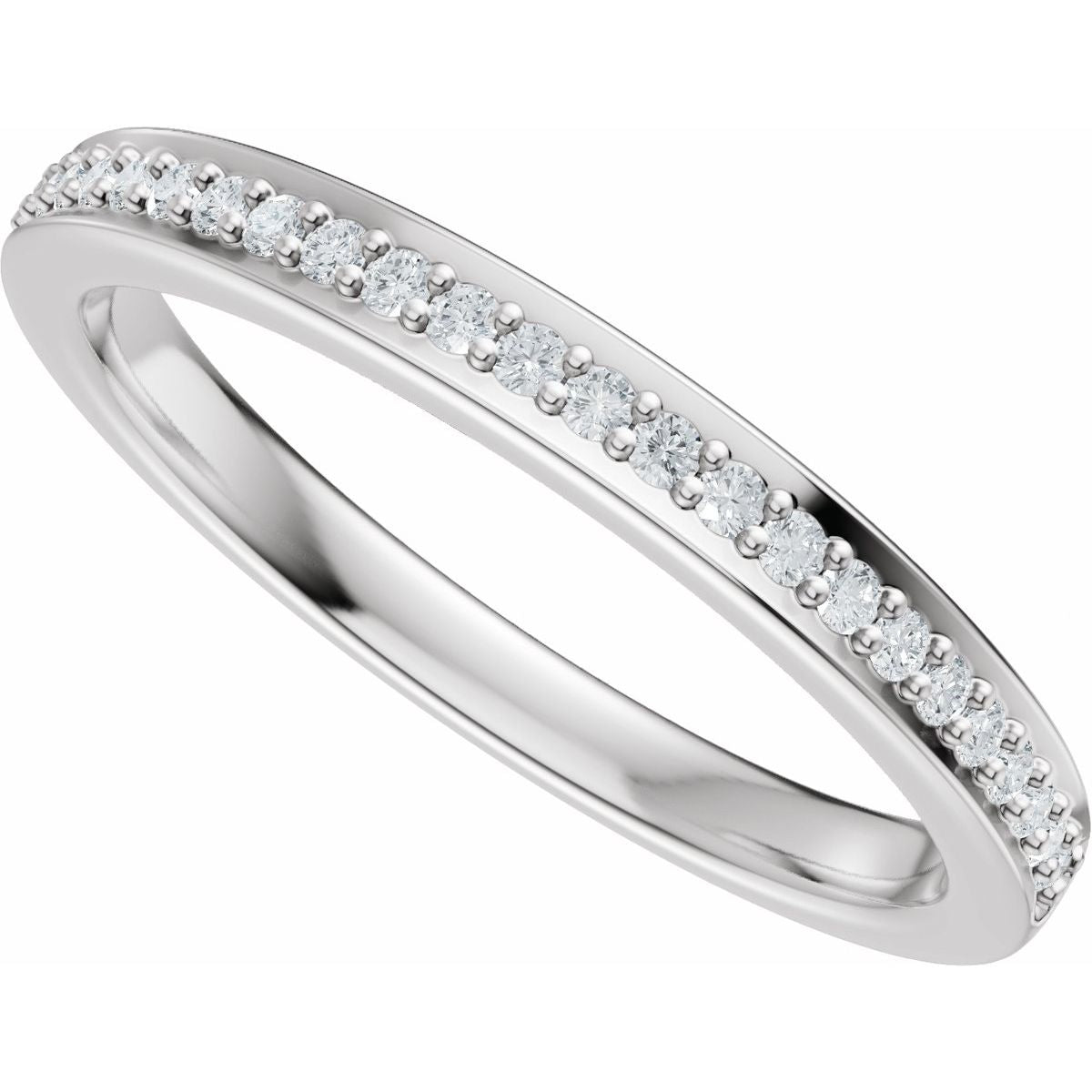Bezel-Set Accented Engagement Ring or Band