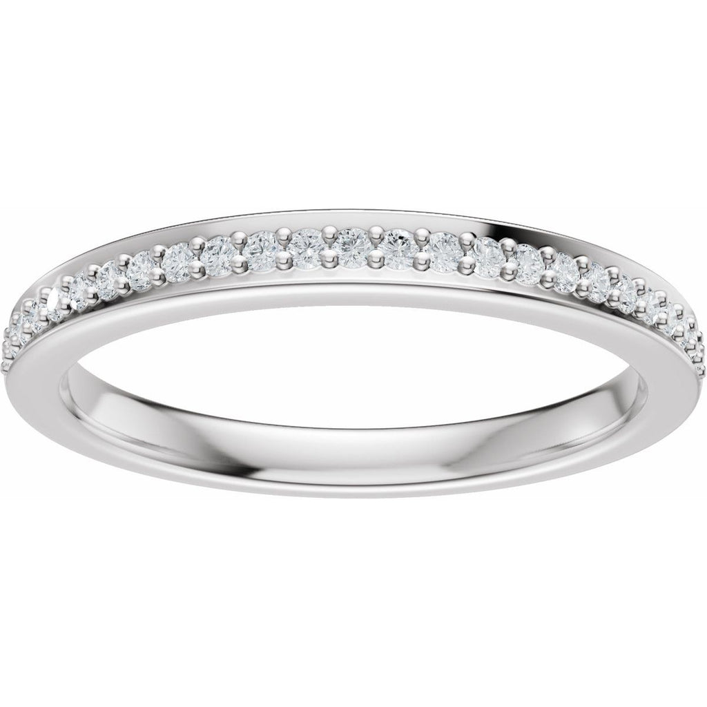 Bezel-Set Accented Engagement Ring or Band