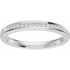 Bezel-Set Accented Engagement Ring or Band