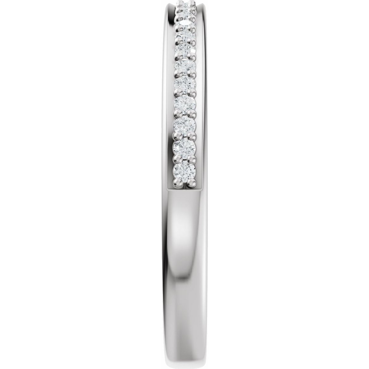 Bezel-Set Accented Engagement Ring or Band