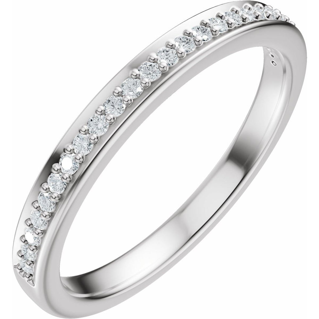 Bezel-Set Accented Engagement Ring or Band