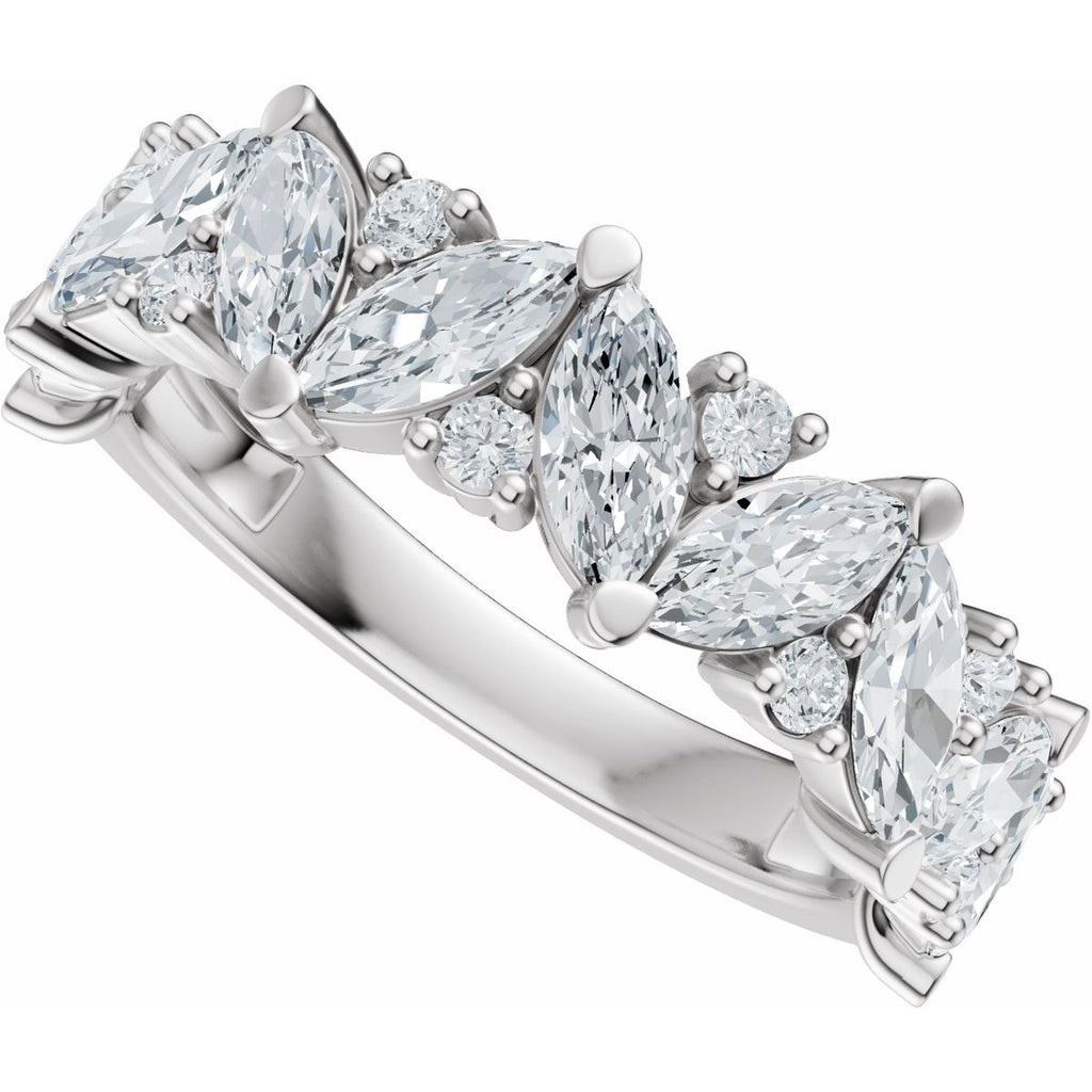 Accented Engagement Ring or Band