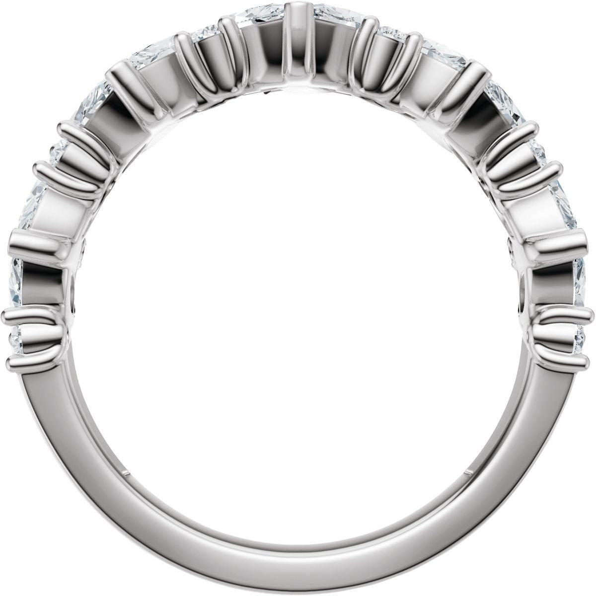 Accented Engagement Ring or Band