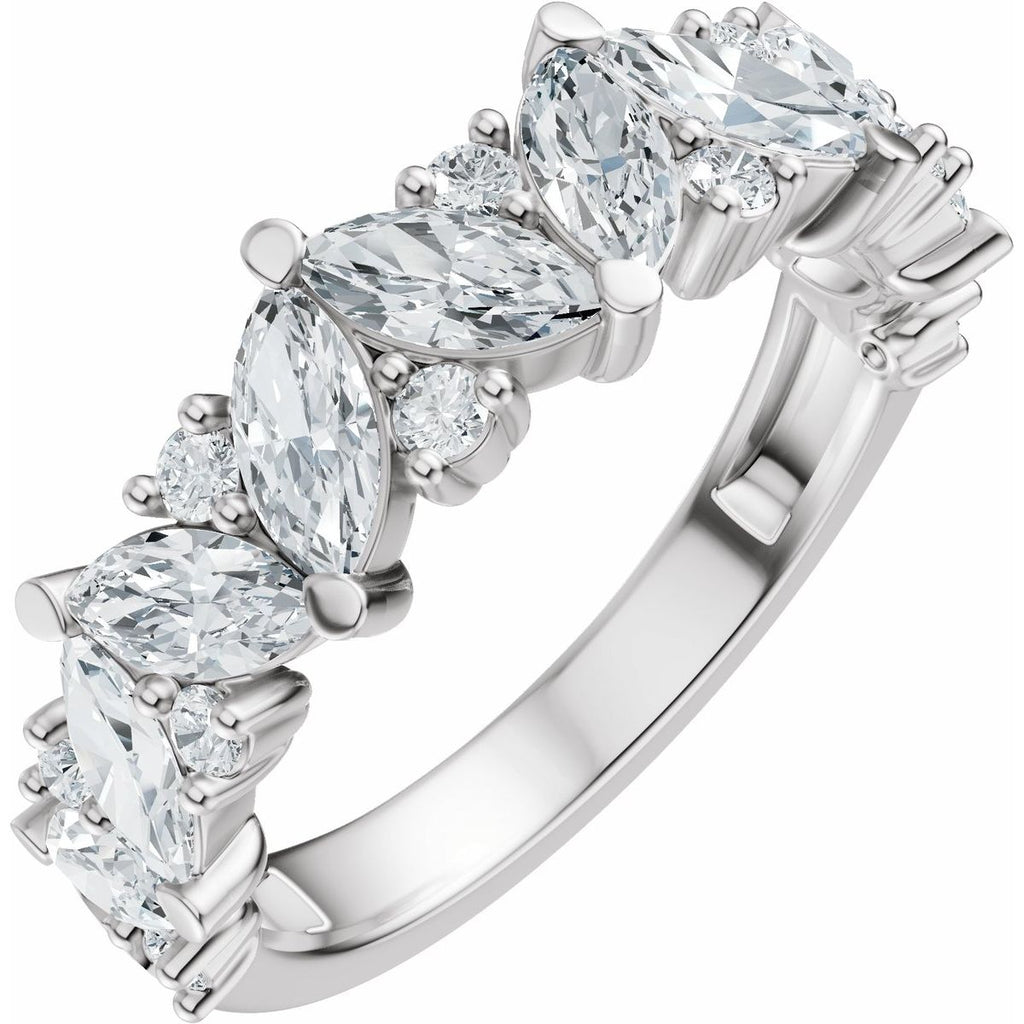 Accented Engagement Ring or Band