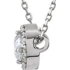 Halo-Style Necklace or Pendant