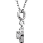 Halo-Style Necklace or Pendant