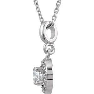 Halo-Style Necklace or Pendant